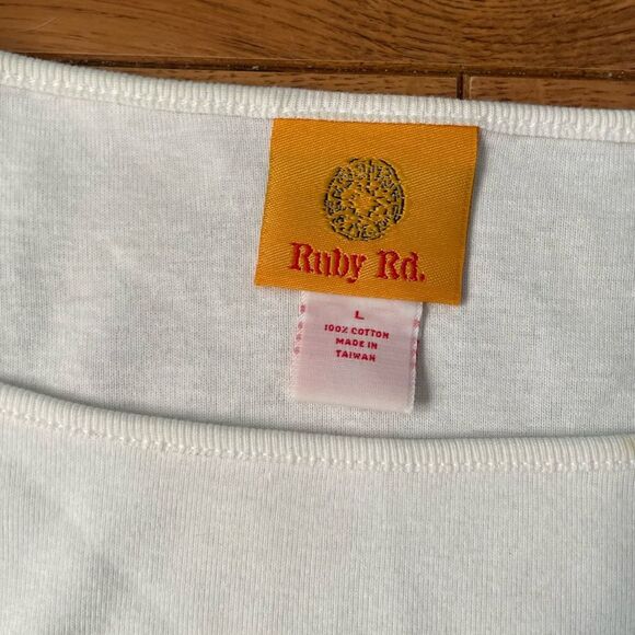 Ruby Rd while blouse -14 - Picture 3 of 4